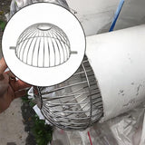Maxbell Roofs Drain Cover Anti Clogging Round Gutter Guard for Roofs Balconies 24cm