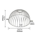 Maxbell Roofs Drain Cover Anti Clogging Round Gutter Guard for Roofs Balconies 24cm