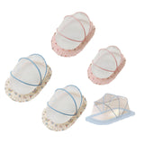 Maxbell Crib Netting Cover Bedding Arched Easy to Use Tent Net for Home Bedroom Room M blue dog