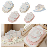 Maxbell Crib Netting Cover Bedding Arched Easy to Use Tent Net for Home Bedroom Room M blue dog