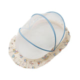 Maxbell Crib Netting Cover Bedding Arched Easy to Use Tent Net for Home Bedroom Room L blue dog