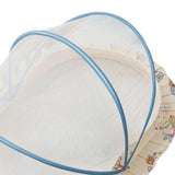 Maxbell Crib Netting Cover Bedding Arched Easy to Use Tent Net for Home Bedroom Room L blue dog