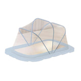 Maxbell Crib Netting Cover Bedding Arched Easy to Use Tent Net for Home Bedroom Room M blue