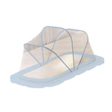 Maxbell Crib Netting Cover Bedding Arched Easy to Use Tent Net for Home Bedroom Room M blue