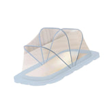 Maxbell Crib Netting Cover Bedding Arched Easy to Use Tent Net for Home Bedroom Room M blue