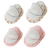 Maxbell Crib Netting Cover Bedding Supplies Folded Baby Cover for Home Bedroom Decor M blue