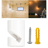 Maxbell Ceiling Cable Mount Hook Sturdy Practical Swag Hook for Fixture Pendant Lamp