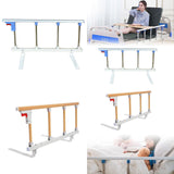 Maxbell Bed Rails for Elderly Adults Safe Nonslip Utility Bedside Assist Rail Handle Silvery