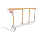 Maxbell Bed Rails for Elderly Adults Safe Nonslip Utility Bedside Assist Rail Handle Wood Grain