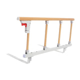 Maxbell Bed Rails for Elderly Adults Safe Nonslip Utility Bedside Assist Rail Handle Wood Grain