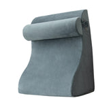 Maxbell Backrest Pillow Multifunction Back Support Wedge Pillow for Hotel Dorm Adult Gray