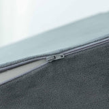 Maxbell Backrest Pillow Multifunction Back Support Wedge Pillow for Hotel Dorm Adult Gray