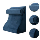 Maxbell Backrest Pillow Multifunction Back Support Wedge Pillow for Hotel Dorm Adult Green