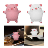 Maxbell Chinese Teapet Crafts Violet Clay Tea Pet for Tearoom Living Room Home Decor pink