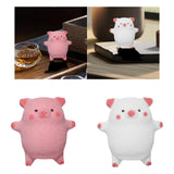 Maxbell Chinese Teapet Crafts Violet Clay Tea Pet for Tearoom Living Room Home Decor pink