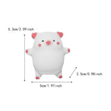 Maxbell Chinese Teapet Crafts Violet Clay Tea Pet for Tearoom Living Room Home Decor white