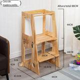 Maxbell Child Standing Tower Removable Kids Helper Step Stool for Kids Sink Bathroom