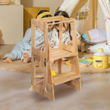 Maxbell Child Standing Tower Removable Kids Helper Step Stool for Kids Sink Bathroom