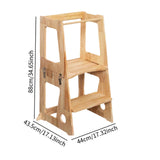 Maxbell Child Standing Tower Removable Kids Helper Step Stool for Kids Sink Bathroom