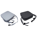 Maxbell Kids Booster Seat Cushion Chair Mat with Straps Children Dining Seat Booster Light Grey