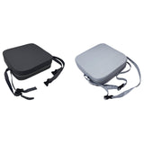 Maxbell Kids Booster Seat Cushion Chair Mat with Straps Children Dining Seat Booster Light Grey