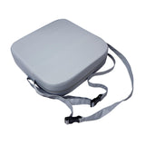 Maxbell Kids Booster Seat Cushion Chair Mat with Straps Children Dining Seat Booster Light Grey