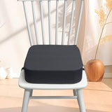 Maxbell Kids Booster Seat Cushion Chair Mat with Straps Children Dining Seat Booster Light Grey