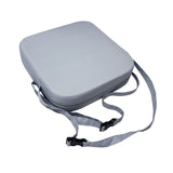 Maxbell Kids Booster Seat Cushion Chair Mat with Straps Children Dining Seat Booster Light Grey