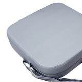 Maxbell Kids Booster Seat Cushion Chair Mat with Straps Children Dining Seat Booster Light Grey