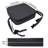 Maxbell Kids Booster Seat Cushion Chair Mat with Straps Children Dining Seat Booster Dark Grey