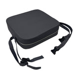 Maxbell Kids Booster Seat Cushion Chair Mat with Straps Children Dining Seat Booster Dark Grey