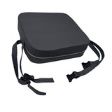 Maxbell Kids Booster Seat Cushion Chair Mat with Straps Children Dining Seat Booster Dark Grey