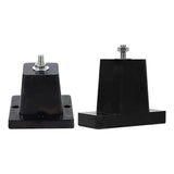 Maxbell 4Pcs Air Compressor Feet Bracket Mini Split Base Outdoor Anti Vibration Pads S