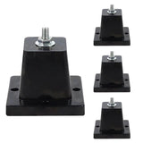 Maxbell 4Pcs Air Compressor Feet Bracket Mini Split Base Outdoor Anti Vibration Pads S