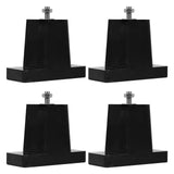 Maxbell 4Pcs Air Compressor Feet Bracket Mini Split Base Outdoor Anti Vibration Pads M