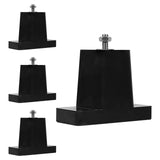Maxbell 4Pcs Air Compressor Feet Bracket Mini Split Base Outdoor Anti Vibration Pads M