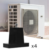 Maxbell 4Pcs Air Compressor Feet Bracket Mini Split Base Outdoor Anti Vibration Pads M