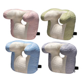 Maxbell Napping Pillow Lightweight Comfortable Headrest for Office Library Men Women Pink