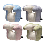 Maxbell Napping Pillow Lightweight Comfortable Headrest for Office Library Men Women Pink