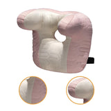 Maxbell Napping Pillow Lightweight Comfortable Headrest for Office Library Men Women Pink