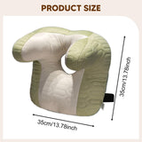 Maxbell Napping Pillow Lightweight Comfortable Headrest for Office Library Men Women Green