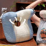 Maxbell Napping Pillow Lightweight Comfortable Headrest for Office Library Men Women Blue