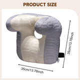 Maxbell Napping Pillow Lightweight Comfortable Headrest for Office Library Men Women Gray