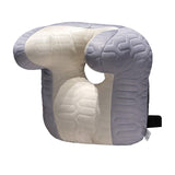 Maxbell Napping Pillow Lightweight Comfortable Headrest for Office Library Men Women Gray