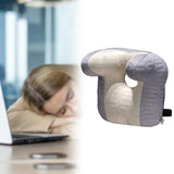 Maxbell Napping Pillow Lightweight Comfortable Headrest for Office Library Men Women Gray