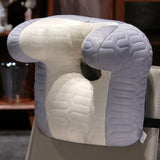 Maxbell Napping Pillow Lightweight Comfortable Headrest for Office Library Men Women Gray