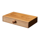 Maxbell Bathroom Countertop Organizer Drawer Bamboo Versatile for Office Dorm Pantry