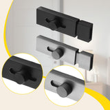 Maxbell Door Latch Easy to Install Slide Latch Lock for Garden Office Indoor Outdoor black