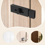 Maxbell Door Latch Easy to Install Slide Latch Lock for Garden Office Indoor Outdoor black