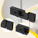 Maxbell Door Latch Easy to Install Slide Latch Lock for Garden Office Indoor Outdoor black